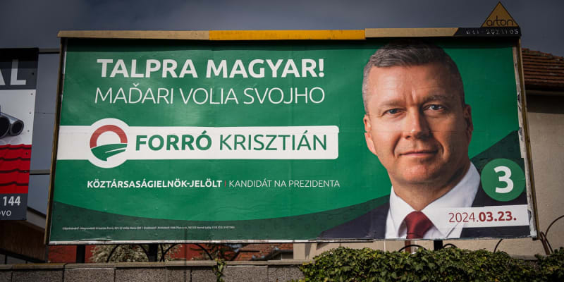 Volební billboard Krisztiána Forróa