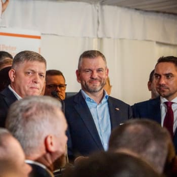 Nový slovenský prezident Peter Pellegrini po tiskové konferenci
