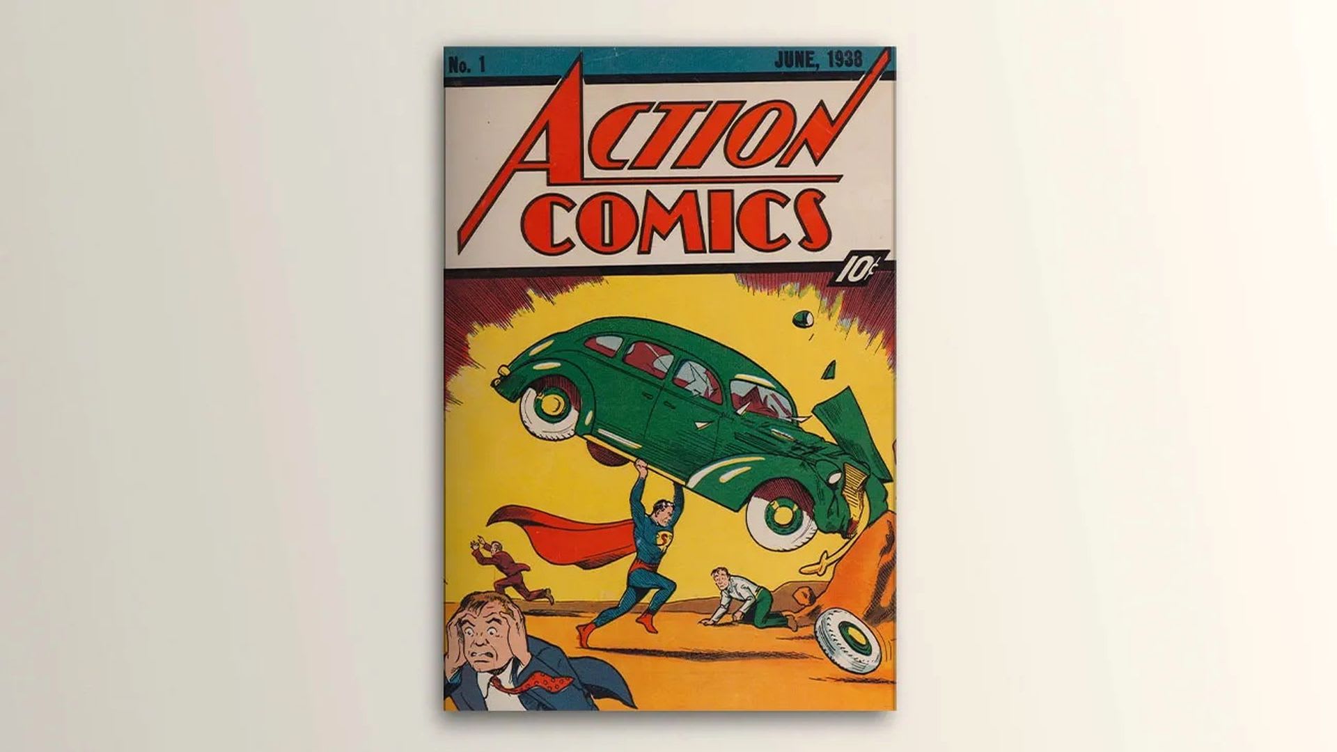 Skvěle zachovaný sešit Action Comic No. 1 byl vydražen za 6 milionů dolarů