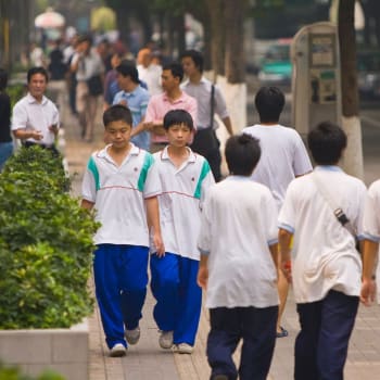 Školáci v Číně