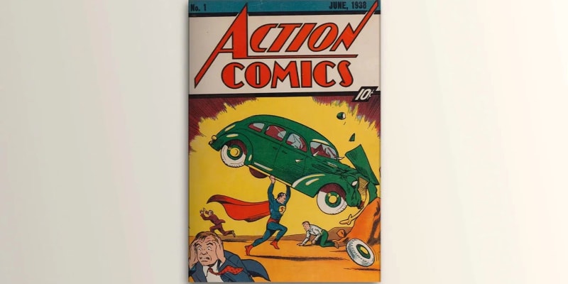 Skvěle zachovaný sešit Action Comic No. 1 byl vydražen za 6 milionů dolarů