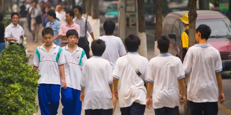 Školáci v Číně