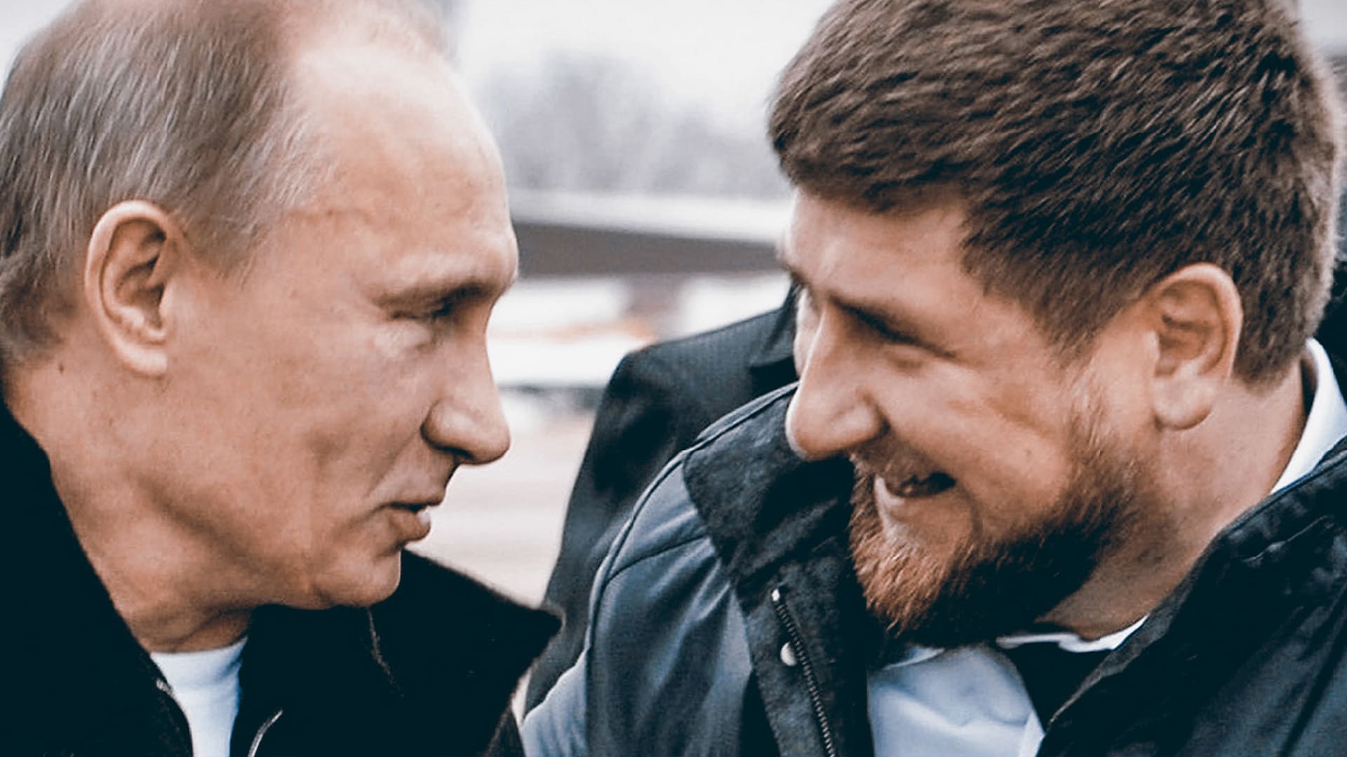 Čečenský prezident Ramzan Kadyrov (vpravo) s ruským prezidentem Vladimirem Putinem
