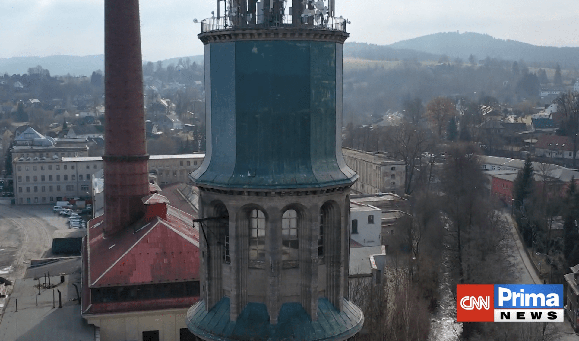 Vratislavice nad Nisou se pyšní dominantou zauhlovací a vodárenské věže