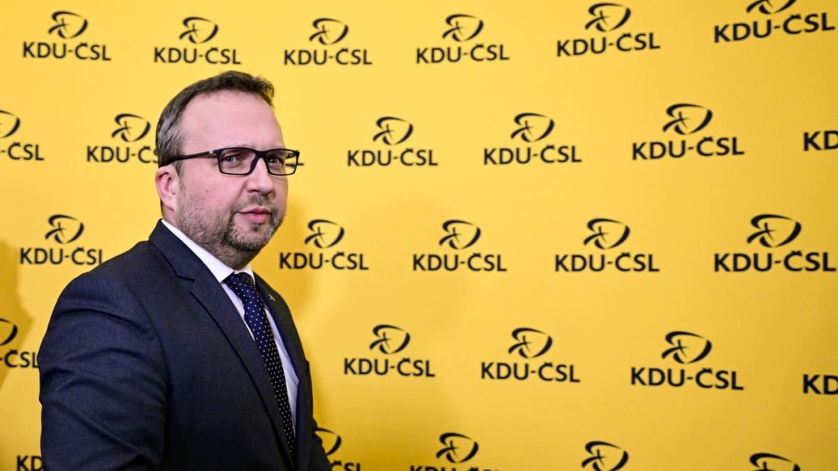 Předseda KDU-ČSL, ministr práce a sociálních věcí Marian Jurečka
