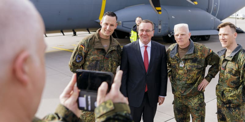 Německý ministr obrany Boris Pistorius