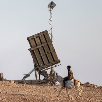 Baterie izraelského protiraketového systému Iron Dome
