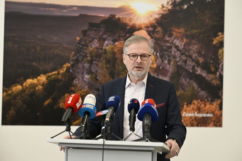 Premiér Petr Fiala (ODS) 