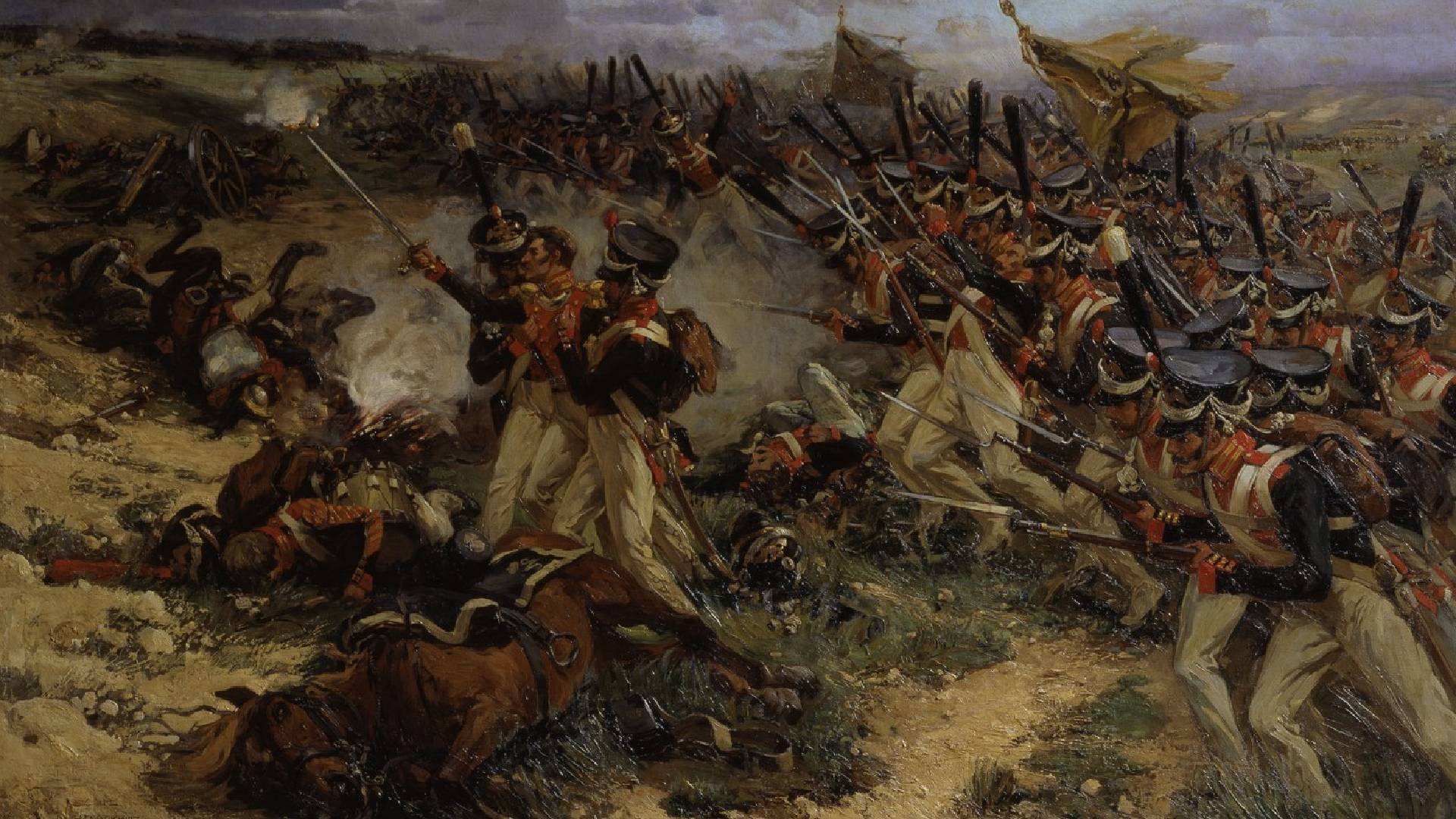 Útok ruské imperiální gardy v bitvě u Borodina