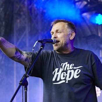 Frontman a zpěvák kapely Krucipüsk Tomáš Hajíček