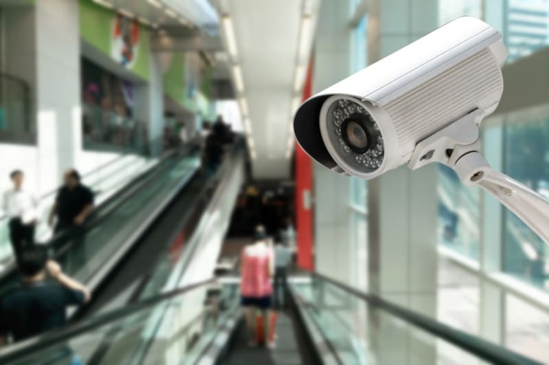 Kamerový systém v obchodním centru (ilustrační foto)