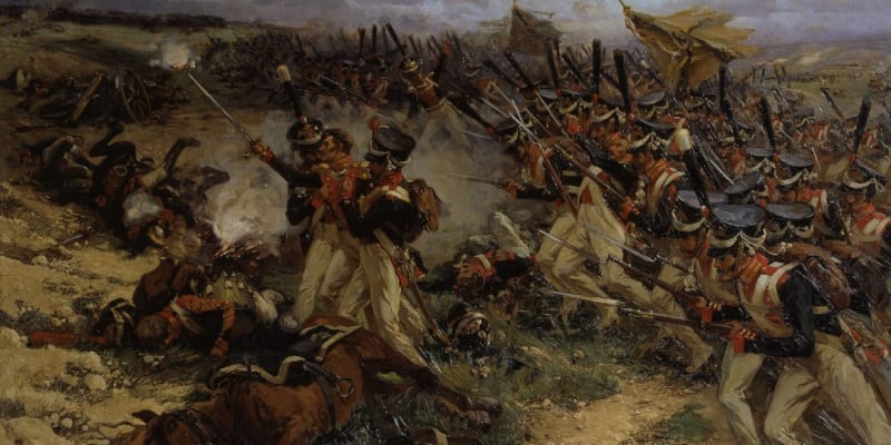 Útok ruské imperiální gardy v bitvě u Borodina