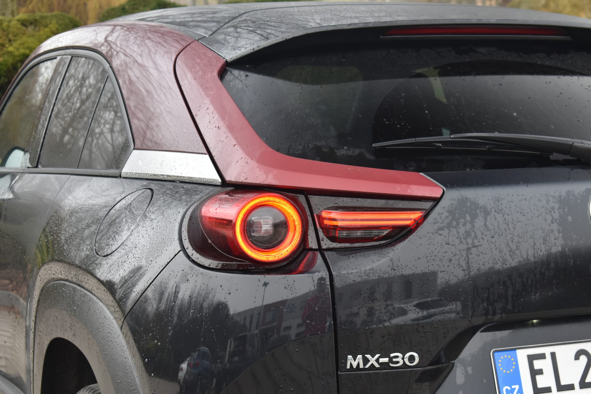 Testovaná Mazda MX-30 e-Skyactiv R-EV