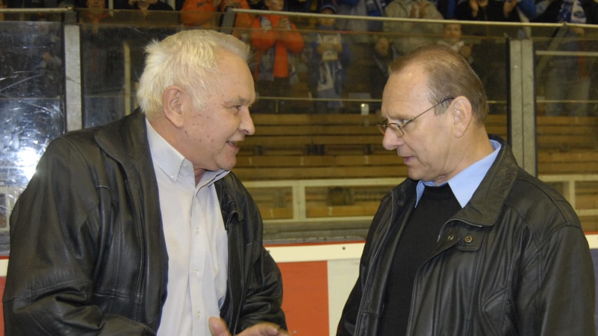 Dva mistři bodyčeků, Rudolf Potsch a Oldřich Machač, v roce 2008