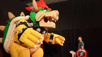 Čtyřmetrový LEGO Bowser je opravdu impozantní. Jeho český designér nám v rozhovoru prozradil, jak se stavěl