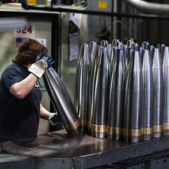 Americká továrna ve Scrantonu, která vyrábí dělostřeleckou munici pro Ukrajinu.