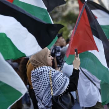 Demonstrace za Palestinu (ilustrační foto)