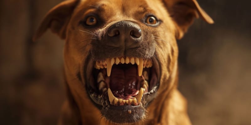 Agresivní pes (ilustrační foto)