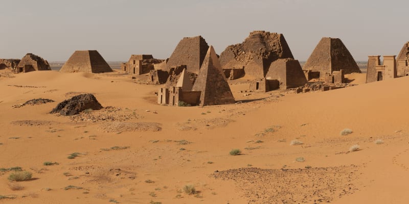 V Núbii je dvakrát víc pyramid než v Egyptě
