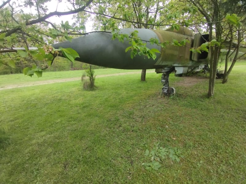 Skanzen vojenské techniky Deštné. Sovětský MiG 23.