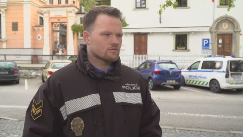 Děti objevili strážníci Městské policie Hluboká nad Vltavou. 