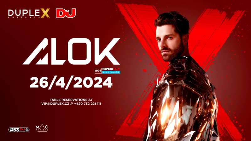 Soutěž s námi o dvě vstupenky a láhev prosecca na show DJ Aloka v pražském Duplexu