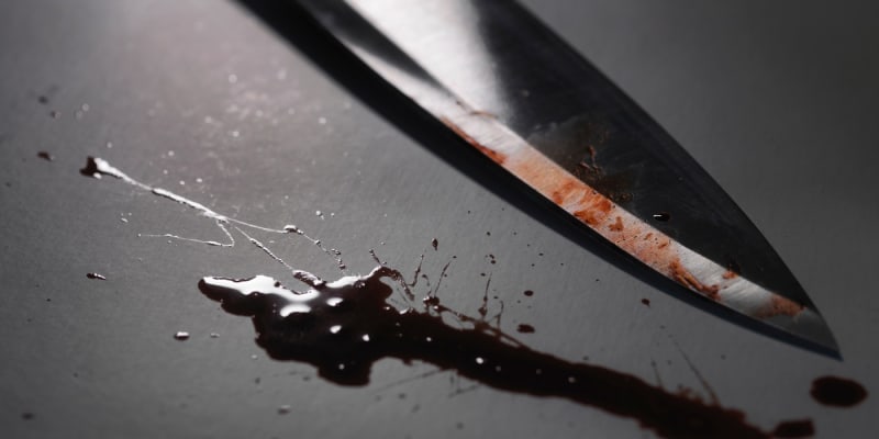 Zakrvácený nůž (ilustrační snímek)