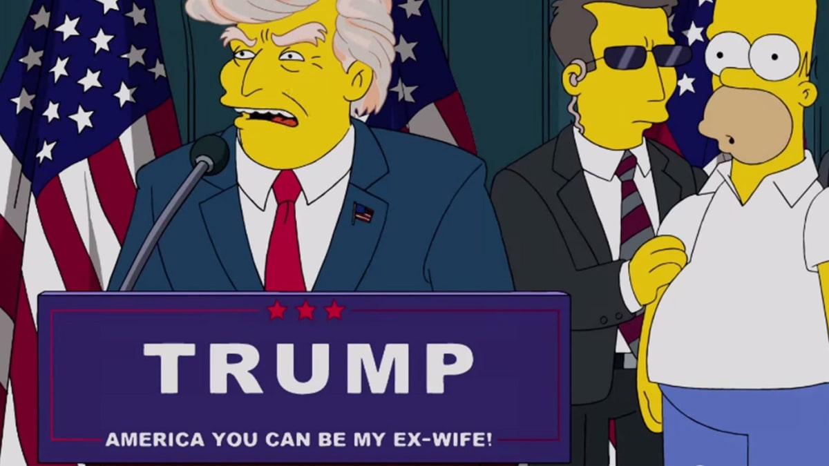 Simpsonovi předpověděli kandidaturu Donalda Trumpa na amerického prezidenta.