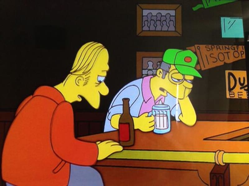 Simpsonovi – osazenstvo baru U Vočka