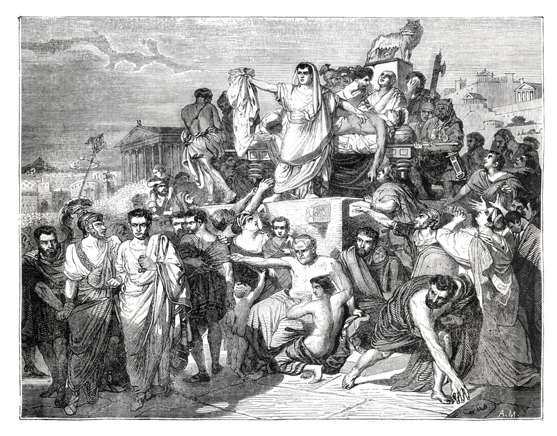 O síle ducha Julia Caesara svědčí i řada nepovedených atentátů