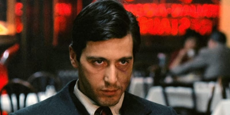 Al Pacino jako Michael Corleone v sérii Kmotr