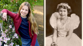 Devítiletá princezna Charlotte jako by vypadla z oka královně Alžbětě II.