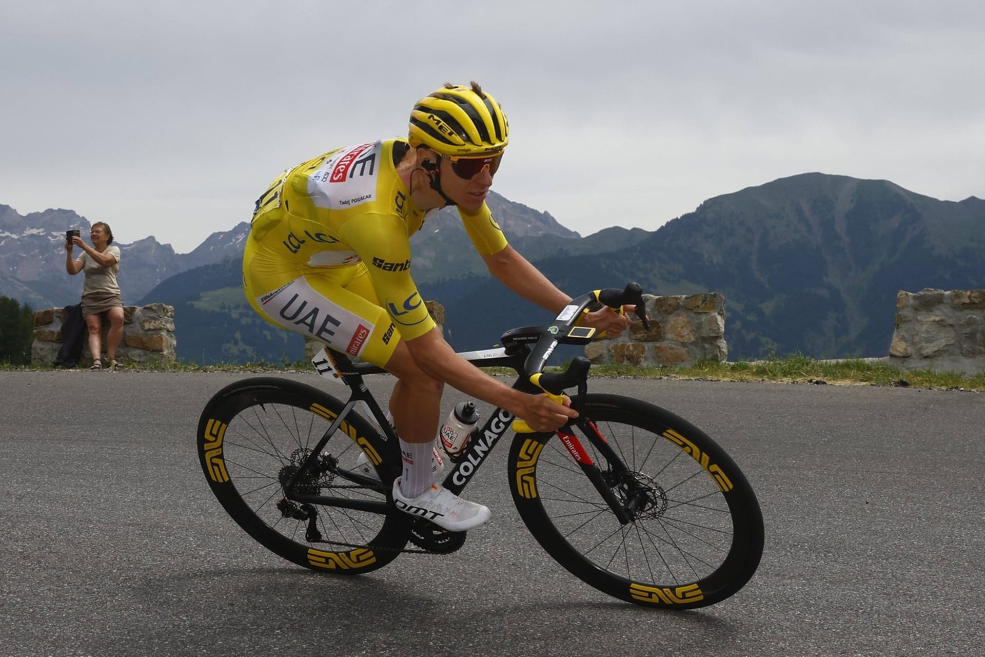 I amatérští cyklisté si mohou díky vimperské aplikaci projet Tour de France stejně jako hvězdný Tadej Pogačar (na snímku).