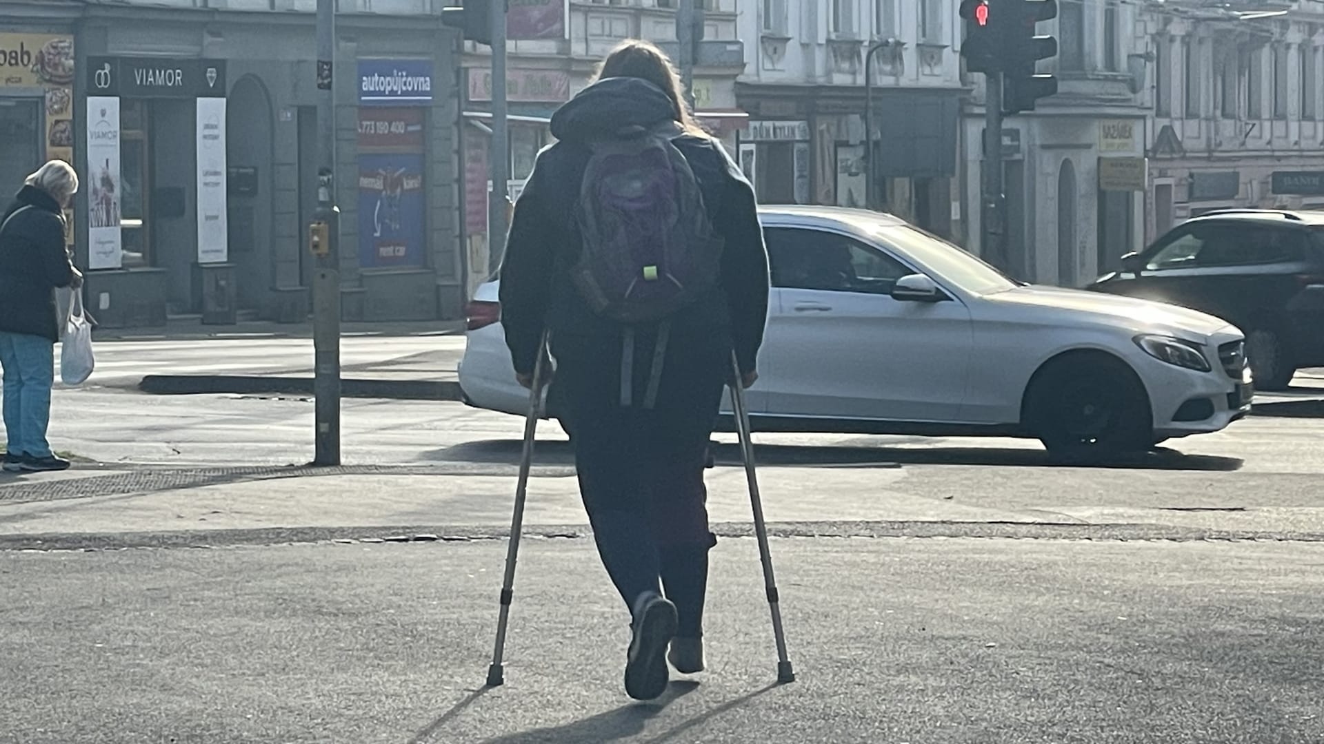 Rozhovor se strážnicí Andreou, kterou v lednu v Ústí nad Labem srazilo auto.