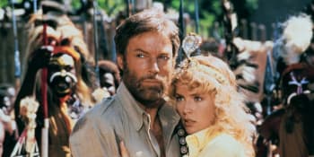 Herec Richard Chamberlain ve snímku Doly krále Šalamouna